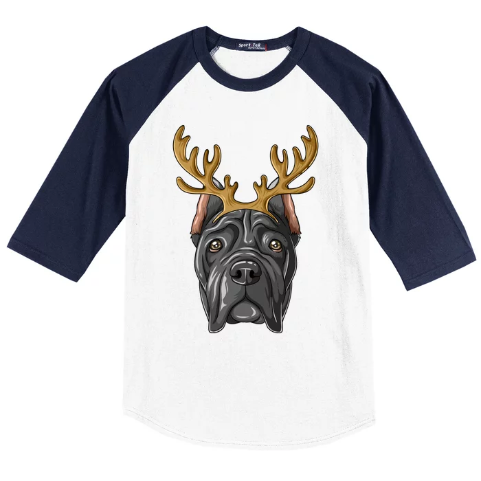 Cane Corso Reindeer Antlers Christmas Cane Corso Gift Baseball Sleeve Shirt