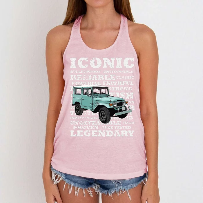 Cruiser Costa Rica Coffee Legendary Reliability 70S Vintage Women's Knotted Racerback Tank