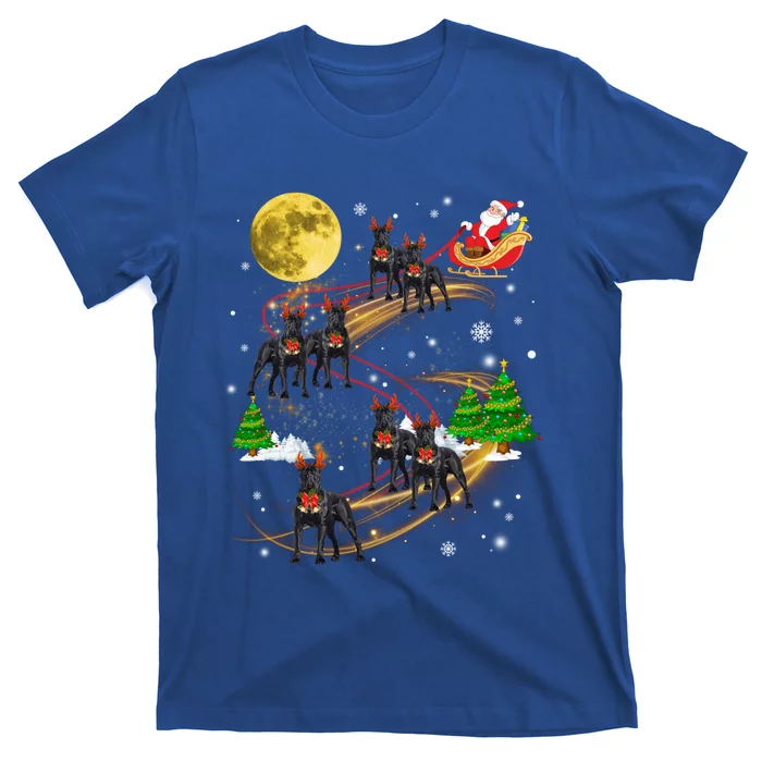 Cane Corso Reindeer Christmas Dog Riding Santa Xmas Gift Great Gift T-Shirt