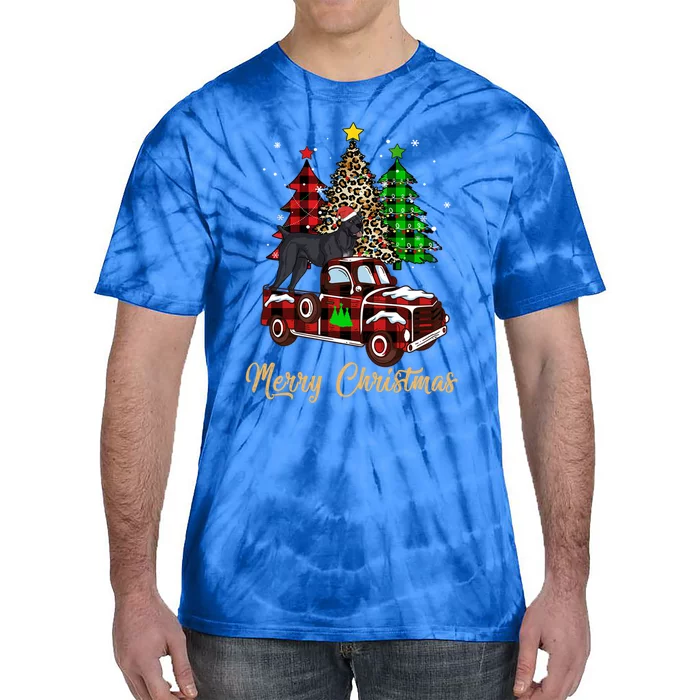 Cane Corso Riding Xmas Truck Merry Christmas Dog Lover Funny Gift Tie-Dye T-Shirt