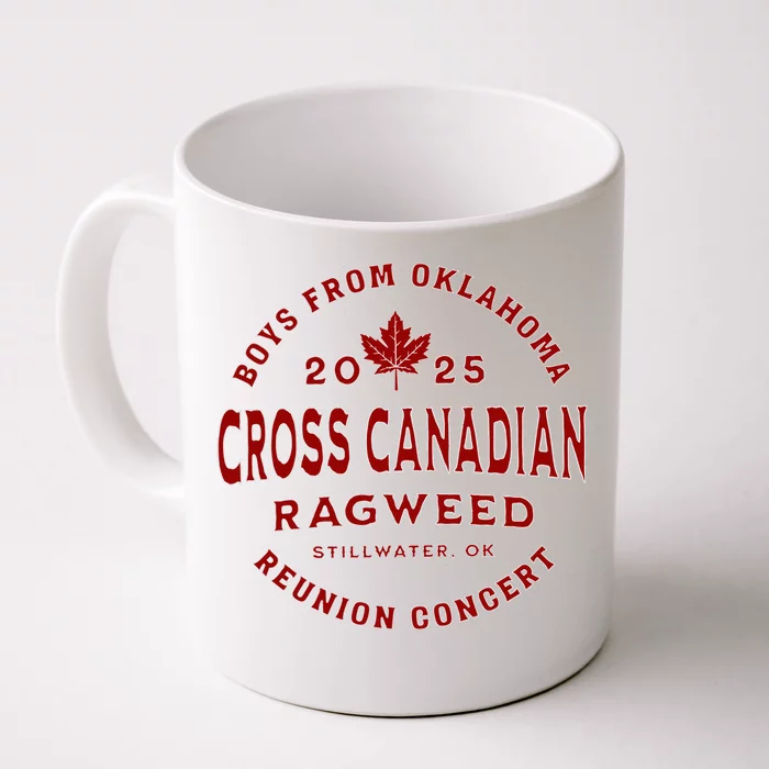 Cross Canadian Ragweed  Comfort Colors Ragweed Reunion Concert 2025 Front & Back Coffee Mug