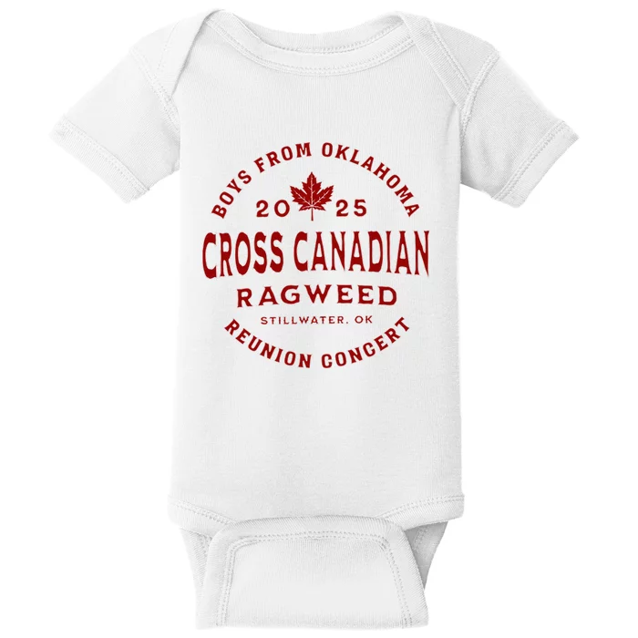 Cross Canadian Ragweed  Comfort Colors Ragweed Reunion Concert 2025 Baby Bodysuit