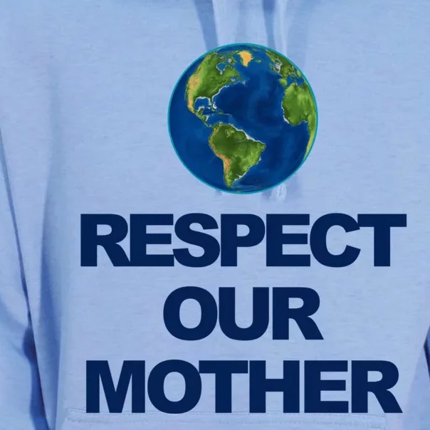 Climate Change Respect Our Mother Earth Meaningful Gift Unisex Surf Hoodie