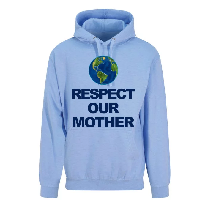 Climate Change Respect Our Mother Earth Meaningful Gift Unisex Surf Hoodie