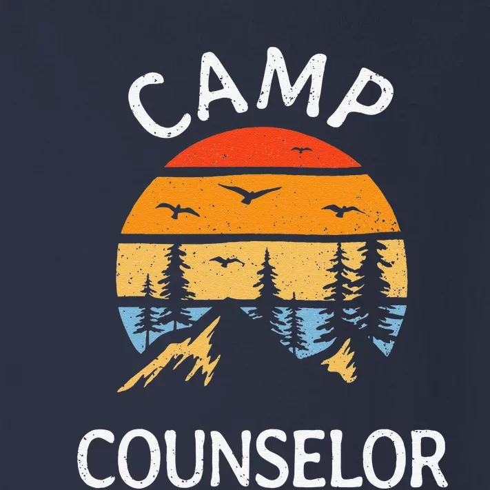 Camp Counselor Retro Summer Director Camper Staff Camping Toddler Long Sleeve Shirt