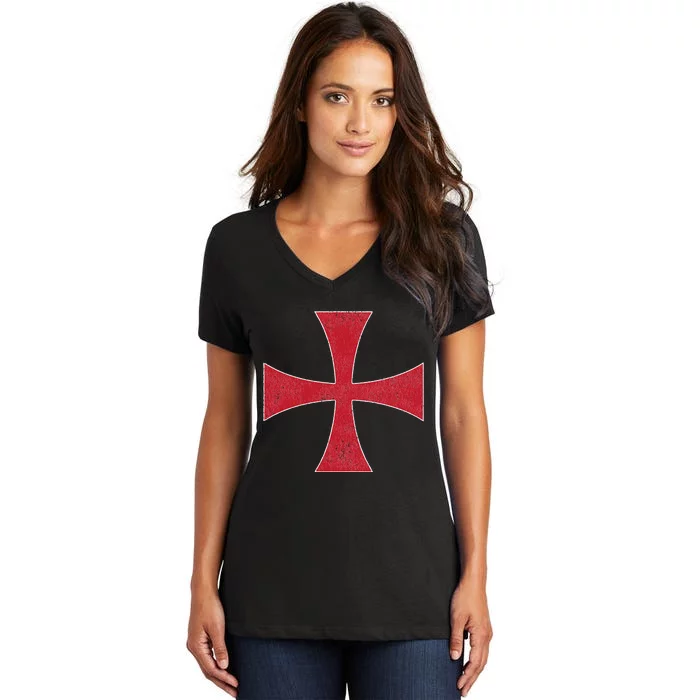 Crusader Women's V-Neck T-Shirt