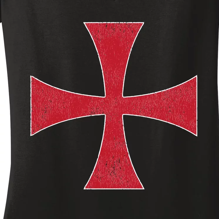 Crusader Women's V-Neck T-Shirt