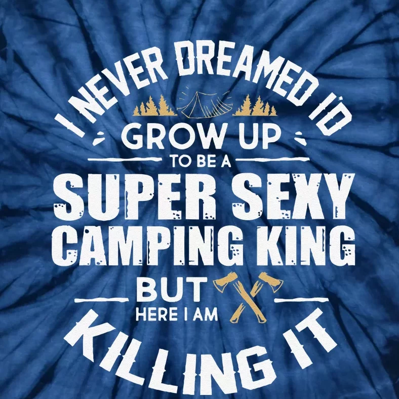 Camping Camper Rv Camping Vacation Camping Dad Tie-Dye T-Shirt