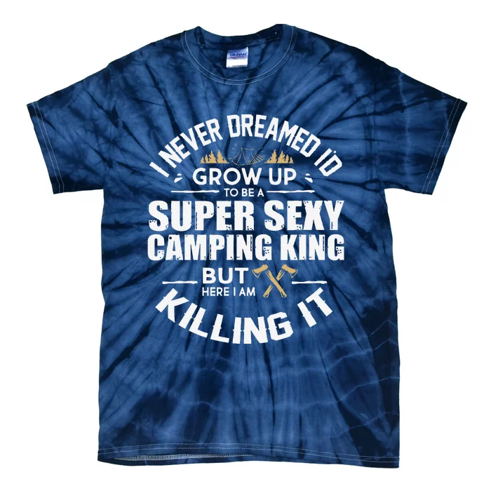 Camping Camper Rv Camping Vacation Camping Dad Tie-Dye T-Shirt