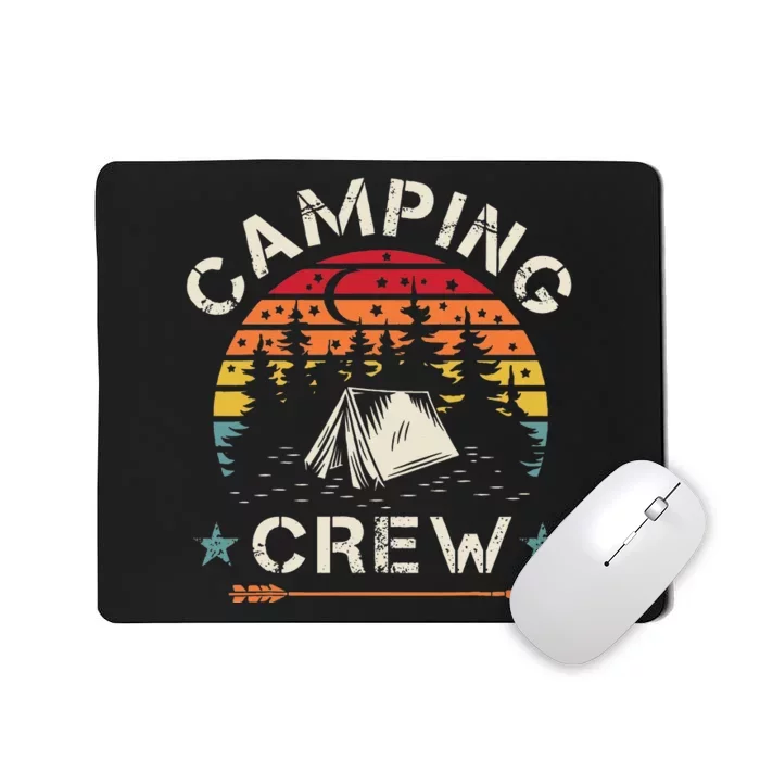 Camping Crew Retro Camper Mousepad