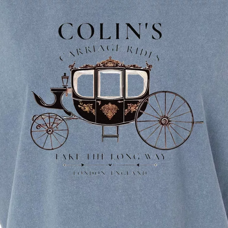 ColinS Carriage Rides Take The Long Way Garment-Dyed Women's Muscle Tee