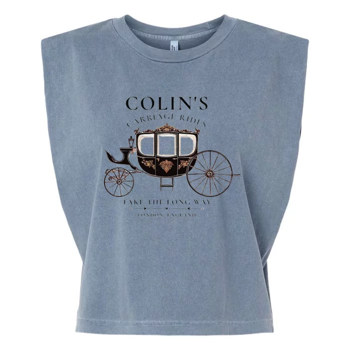 ColinS Carriage Rides Take The Long Way Garment-Dyed Women's Muscle Tee