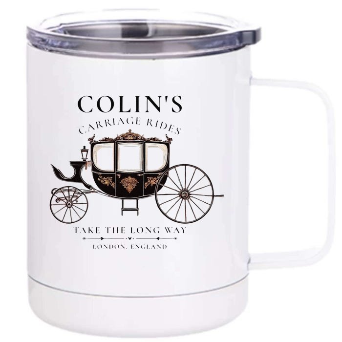 ColinS Carriage Rides Take The Long Way Front & Back 12oz Stainless Steel Tumbler Cup