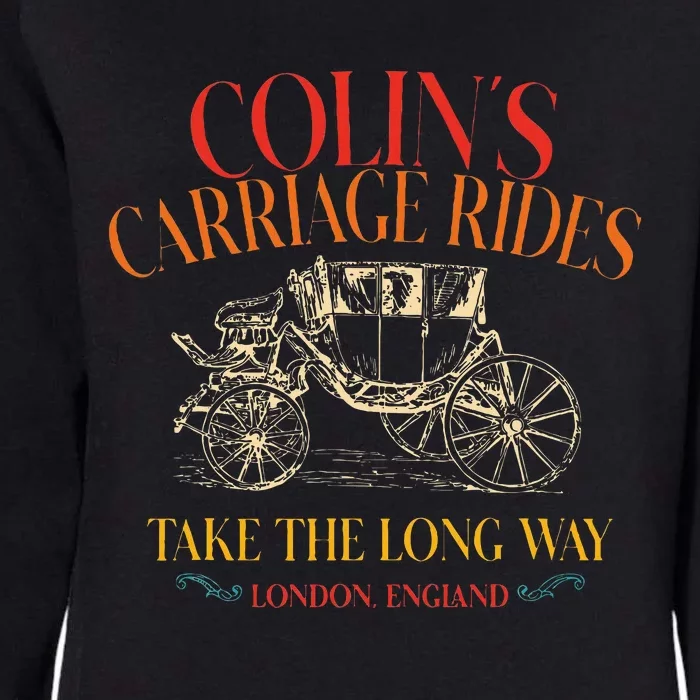 ColinS Carriage Rides Take The Long Way Womens California Wash Sweatshirt