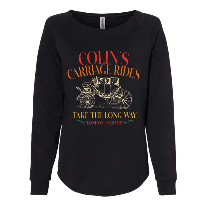 ColinS Carriage Rides Take The Long Way Womens California Wash Sweatshirt