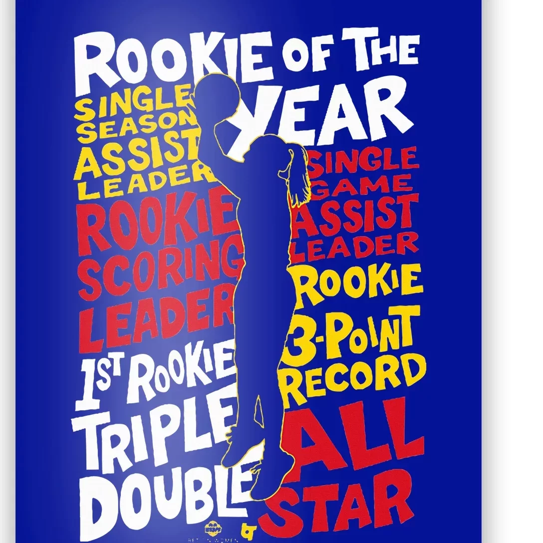 C.A.I.T.L.I.N C.La.R.K. Rookie Of The Year Things Indiana Basketball Poster