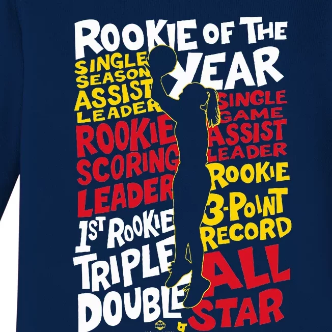 C.A.I.T.L.I.N C.La.R.K. Rookie Of The Year Things Indiana Basketball Baby Long Sleeve Bodysuit