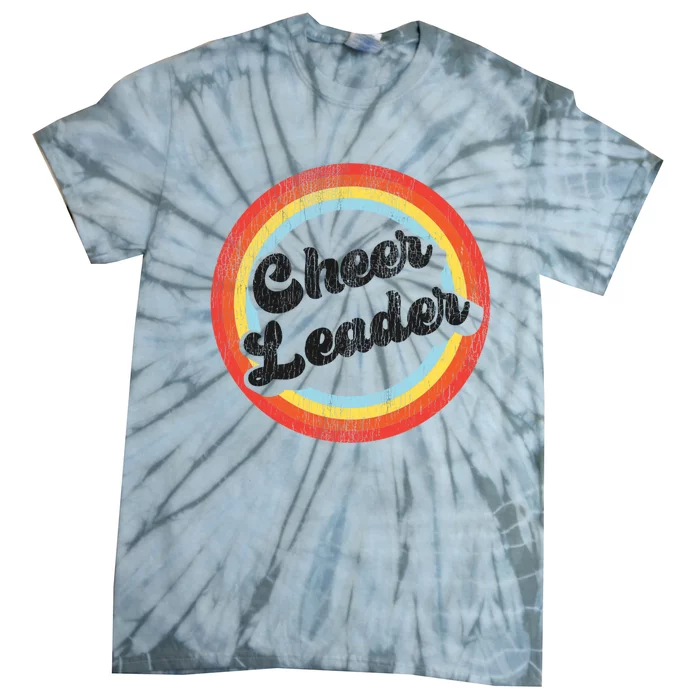 Cheer Cheerleading Retro Vintage Cheer Leader Meaningful Gift Tie-Dye T-Shirt