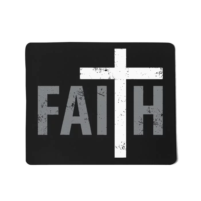 Christian Christ Religious Faith Cross Mousepad