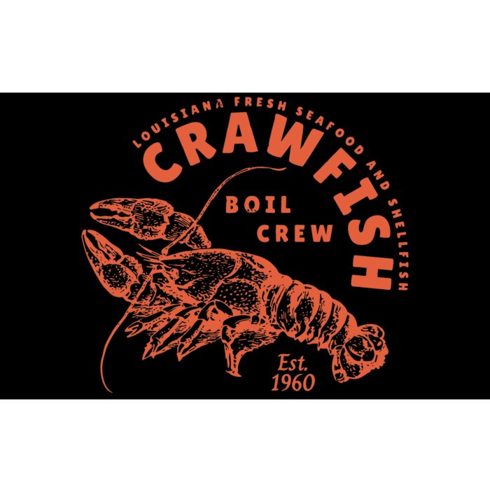 Crawfish Crew Retro Louisiana Cajun Seafood Gift Bumper Sticker