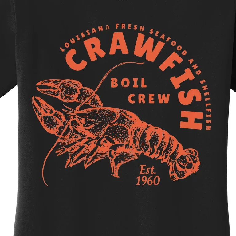 Crawfish Crew Retro Louisiana Cajun Seafood Gift Women's T-Shirt