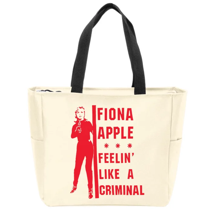 Criminal Zip Tote Bag