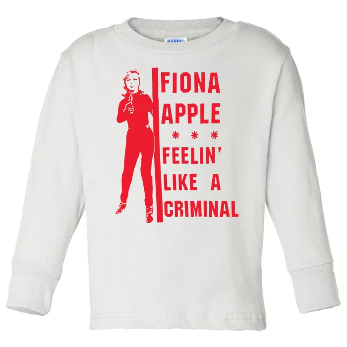 Criminal Toddler Long Sleeve Shirt