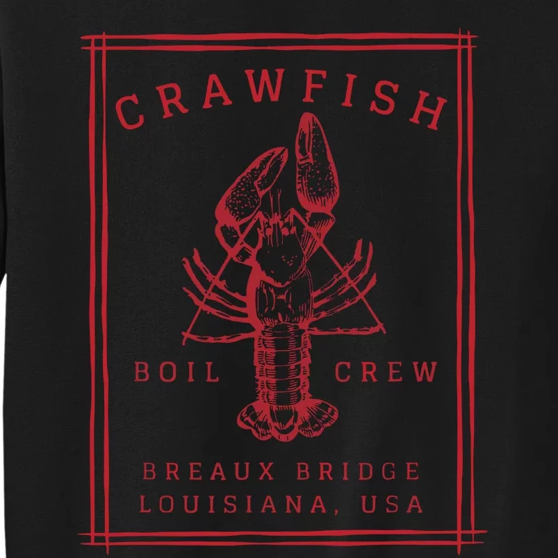 Crawfish Crew Retro Louisiana Cajun Seafood Gift Sweatshirt