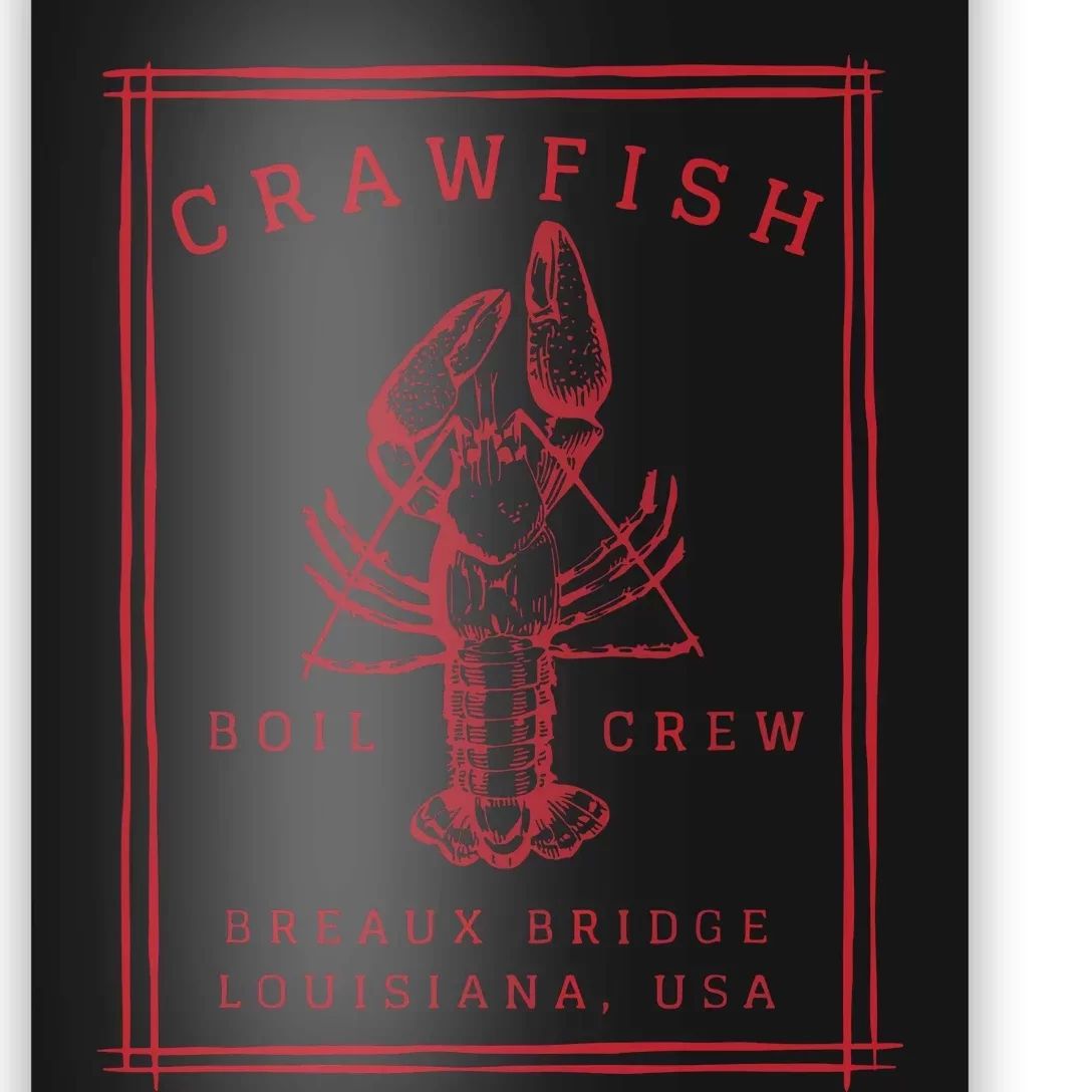 Crawfish Crew Retro Louisiana Cajun Seafood Gift Poster