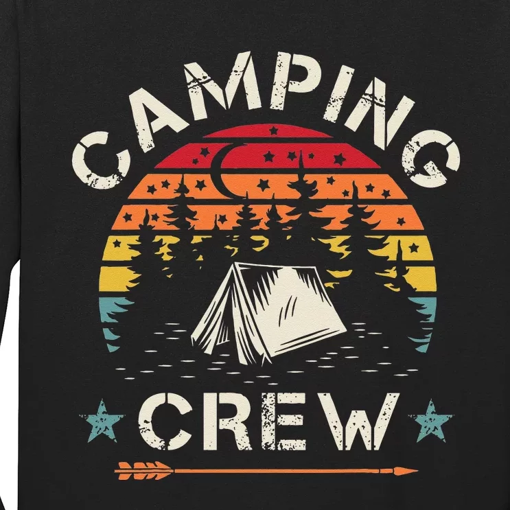 Camping Crew Retro Camper Long Sleeve Shirt