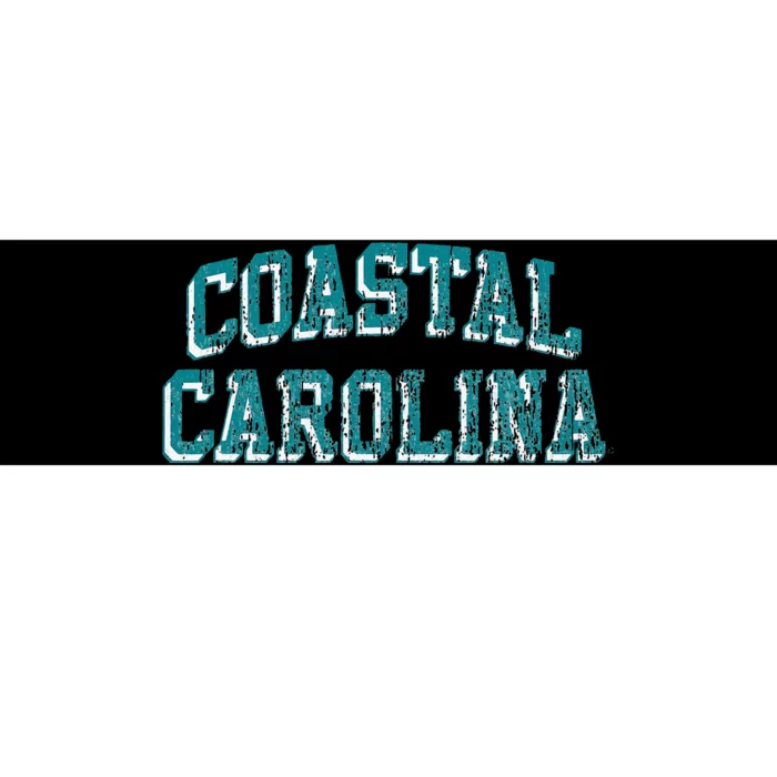 Coastal Carolina Retro Arch Logo Bumper Sticker