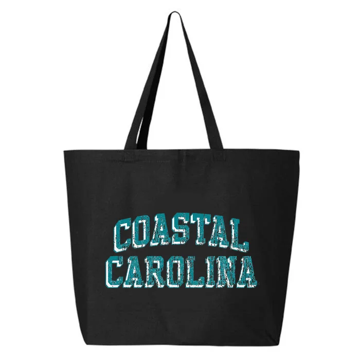 Coastal Carolina Retro Arch Logo 25L Jumbo Tote