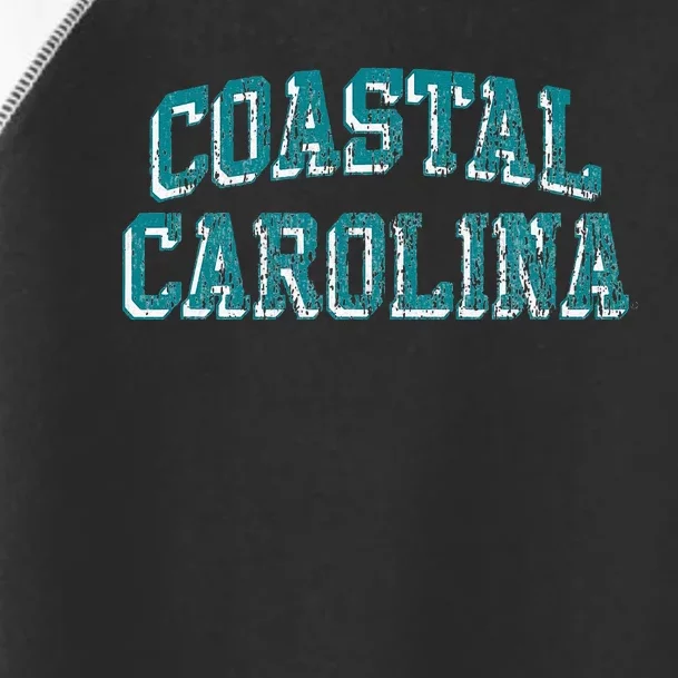 Coastal Carolina Retro Arch Logo Toddler Fine Jersey T-Shirt