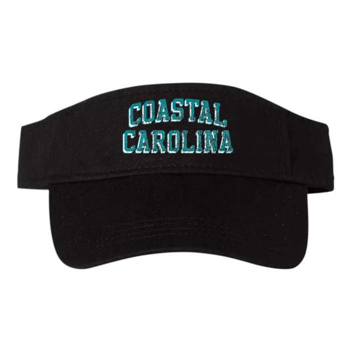 Coastal Carolina Retro Arch Logo Valucap Bio-Washed Visor