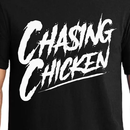 Chasing Chicken Rap Get Money Chasing Chicken Pajama Set