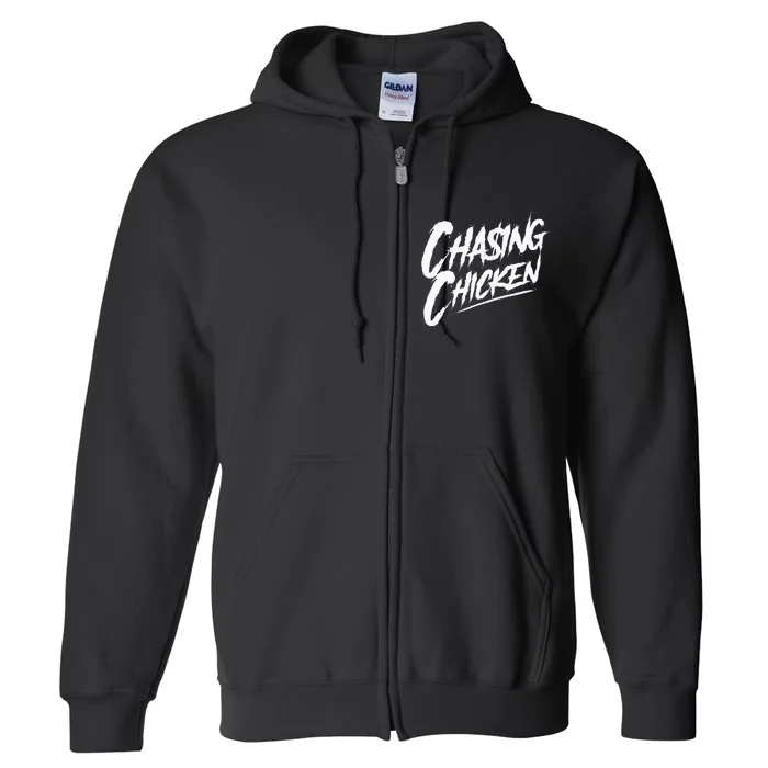 Chasing Chicken Rap Get Money Chasing Chicken Full Zip Hoodie