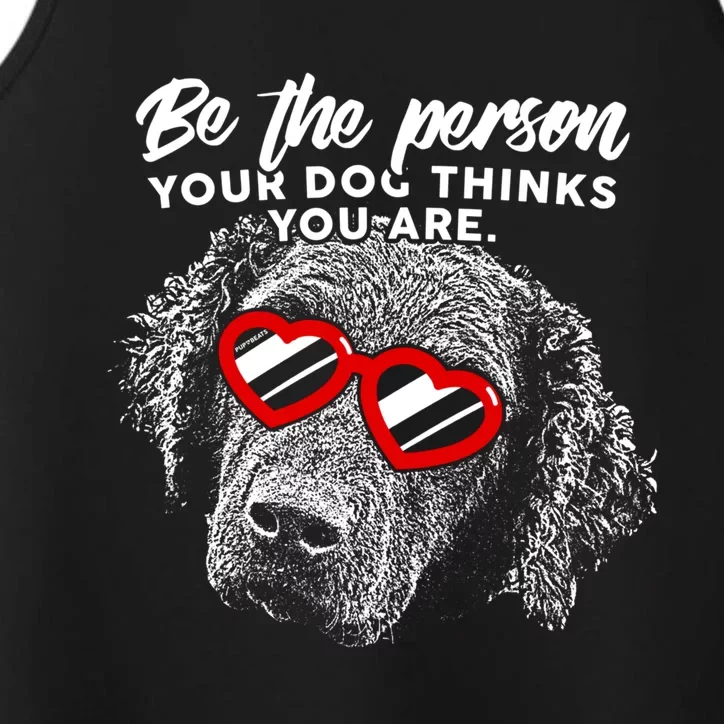 Curly Coated Retriever Valentines Edition Meaningful Gift Performance Tank