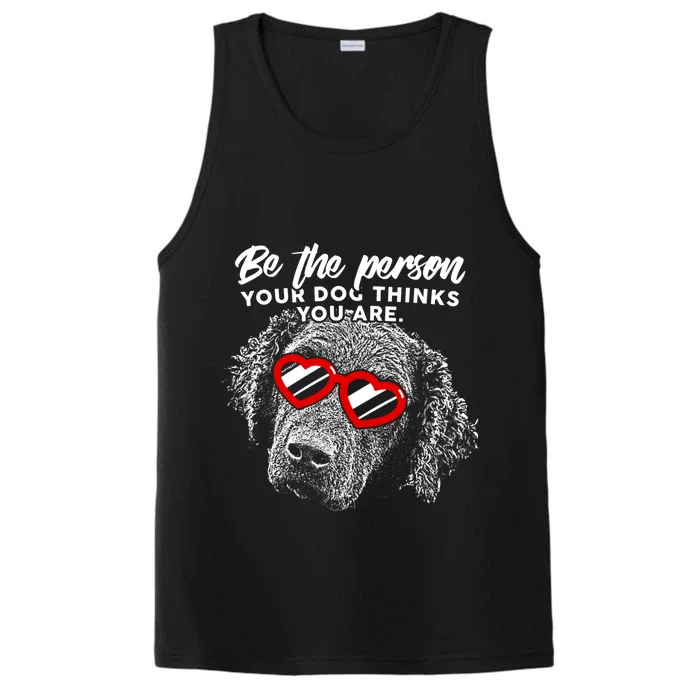 Curly Coated Retriever Valentines Edition Meaningful Gift Performance Tank