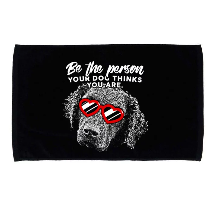 Curly Coated Retriever Valentines Edition Meaningful Gift Microfiber Hand Towel