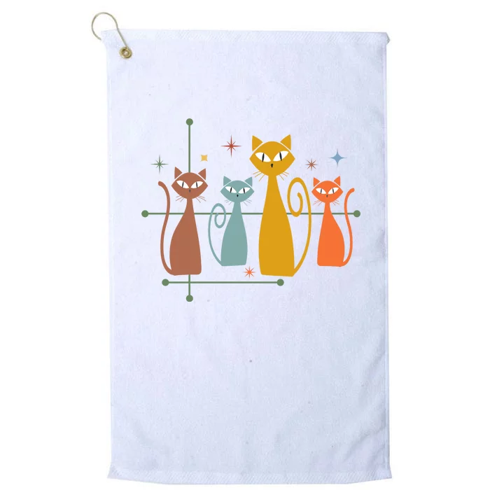 Century Cat Retro Cool Platinum Collection Golf Towel