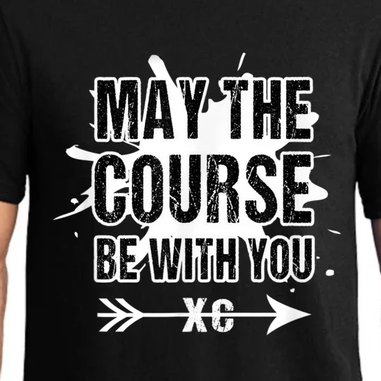 Cross Country Runner May The Course Be With You Pajama Set