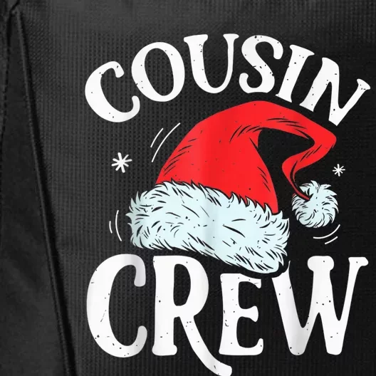 Cousin Crew Santa T shirt Christmas Family Matching Pajamas City Backpack