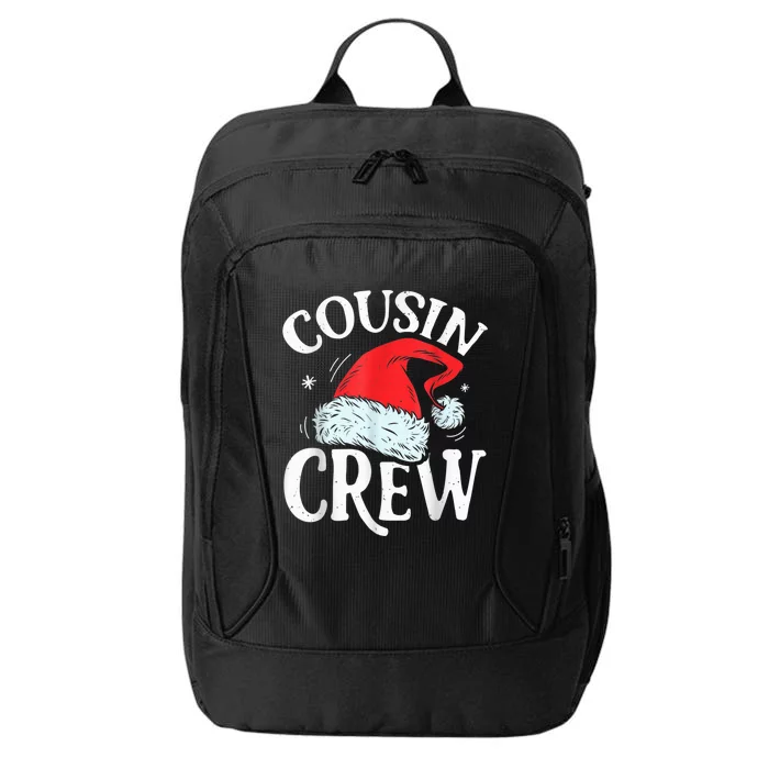 Cousin Crew Santa T shirt Christmas Family Matching Pajamas City Backpack