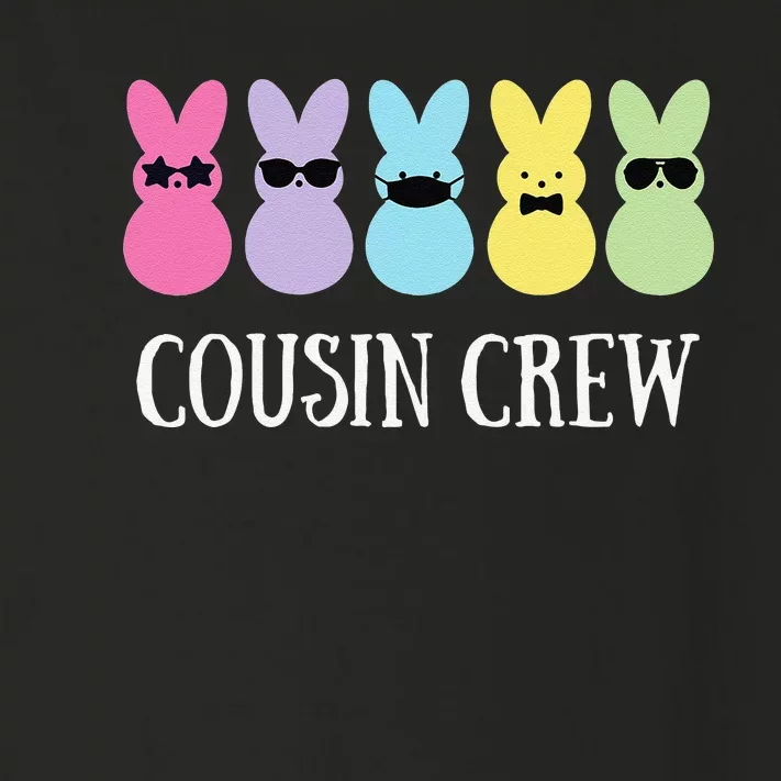 Cousin Crew Squad Bunny Rabbit Easter Day Party Matching Toddler Long Sleeve Shirt