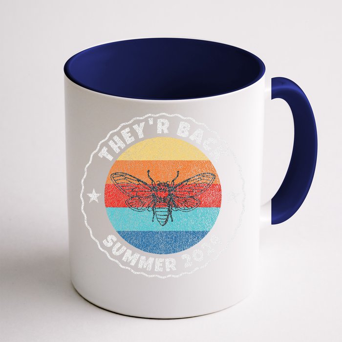 Cicada Comeback Summer 2024 Cicadas Insect Bug Lover Front & Back Coffee Mug