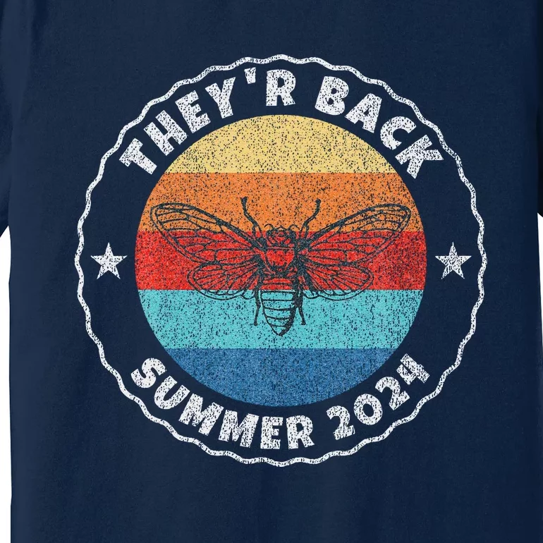 Cicada Comeback Summer 2024 Cicadas Insect Bug Lover Premium T-Shirt