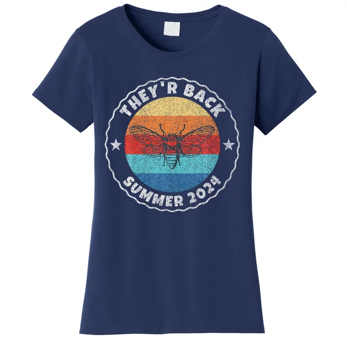 Cicada Comeback Summer 2024 Cicadas Insect Bug Lover Women's T-Shirt