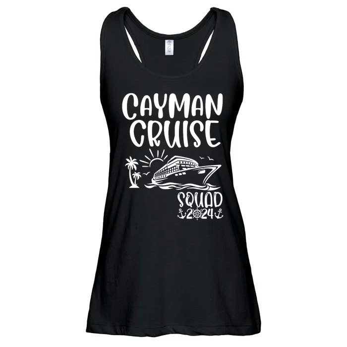 Cayman Cruise Squad 2024 Cayman Holiday Family Matching Ladies Essential Flowy Tank