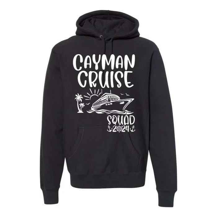 Cayman Cruise Squad 2024 Cayman Holiday Family Matching Premium Hoodie