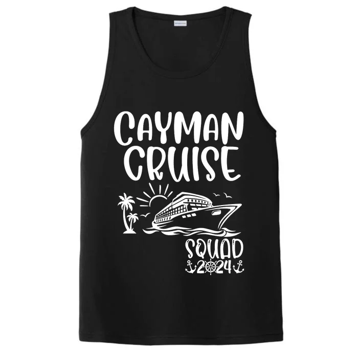 Cayman Cruise Squad 2024 Cayman Holiday Family Matching Performance Tank